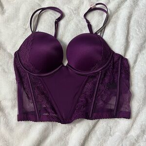 Victoria Secret Purple Lace Bustier